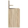 vidaXL Tables de chevet avec 2 tiroirs 2 pcs ch&ecirc;ne sonoma 38x34x80 cm