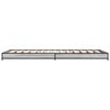 vidaXL Cadre de lit sans matelas sonoma gris 100x200 cm