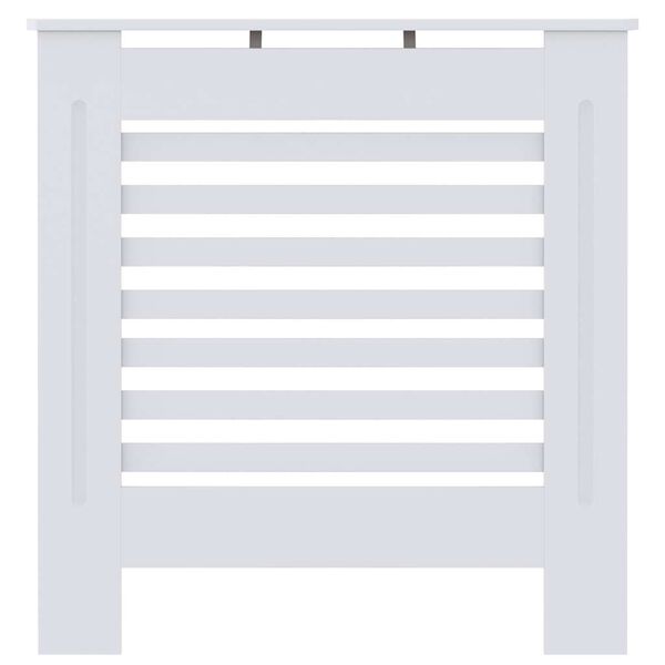 vidaXL Cache-radiateur MDF Blanc 78 cm