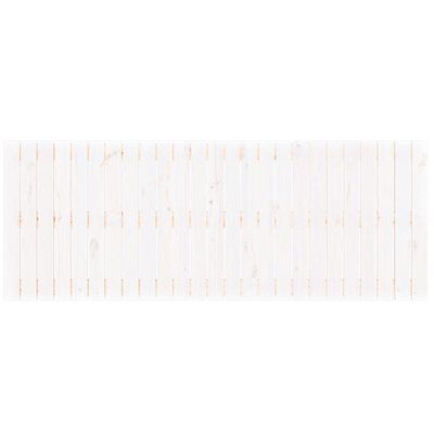 vidaXL Tête de lit murale Blanc 159,5x3x60 cm Bois massif de pin