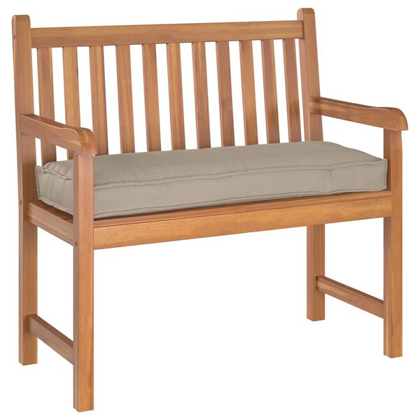 vidaXL Coussin Taupe 100 x 40 x 8 cm Tissu Oxford