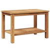vidaXL Table basse Marron 70 x 40 x 45 cm Bois de teck solide