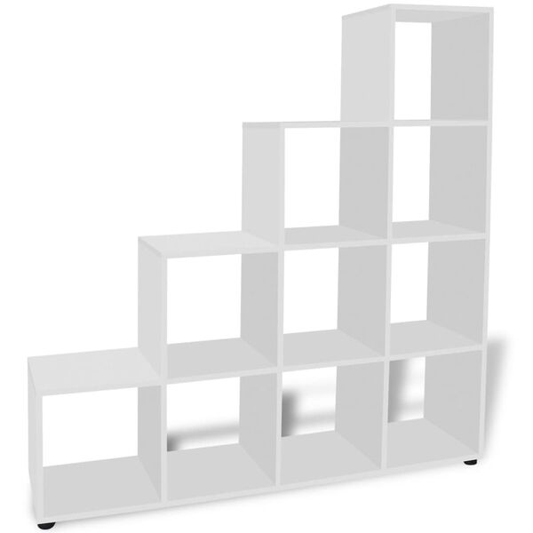 vidaXL Biblioth&egrave;que/&eacute;tag&egrave;re 142 cm Blanc