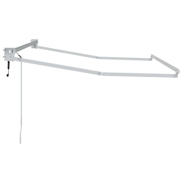 vidaXL Cadre de store r&eacute;tractable &eacute;lectrique Blanc 2,5 x 2 m Aluminium