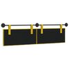 vidaXL T&ecirc;te de lit suspendue Jaune 190 x 55 x 7 cm Velours