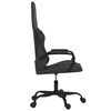 vidaXL Chaise de jeu de massage noir similicuir