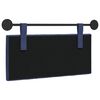 vidaXL T&ecirc;te de lit suspendue Bleu police 100 x 55 x 7 cm Velours