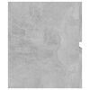 vidaXL Ensemble de meubles de salle de bain gris béton bois ingénierie