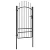 vidaXL Portail de jardin Woerden acier 1x2 m noir
