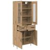 vidaXL Haut Armoire avec tiroir Ch&ecirc;ne artisanal 69,5 x 34 x 90 cm