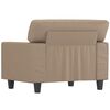 vidaXL Fauteuil Cappuccino 60 cm Similicuir