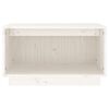 vidaXL Meuble TV Blanc 60x35x35 cm Bois de pin massif