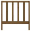 vidaXL T&ecirc;te de lit Marron miel 81x4x100 cm Bois massif de pin