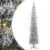 vidaXL Sapin de No&euml;l artificiel Vert 270 cm PVC et acier et plastique