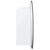 vidaXL Armoire de salle de bain miroir rond et LED Blanc 47x47x17,5 cm
