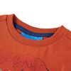 T-shirt enfants &agrave; manches longues rouille clair 116
