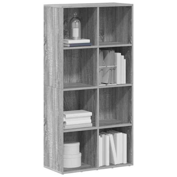 vidaXL Biblioth&egrave;que/Buffet Sonoma gris 66x30x130 cm Bois d'ing&eacute;nierie