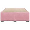 vidaXL Cadre de lit sans matelas rose 140x190 cm velours