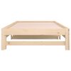 vidaXL Lit coulissant sans matelas 2x(80x200) cm Bois de pin massif