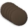 vidaXL Coussin de jet&eacute; 6 pc HEERLEN Taupe &Oslash; 30 cm Tissu