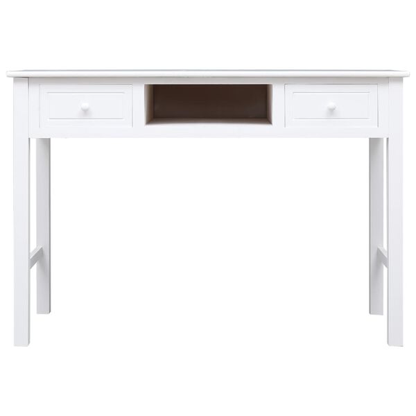 vidaXL Bureau Blanc 110 x 45 x 76 cm Bois
