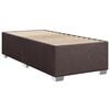 vidaXL Sommier &agrave; lattes de lit avec matelas Marron fonc&eacute; 90x200 cm
