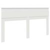 vidaXL T&ecirc;te de lit Blanc 200 cm Bois d'ing&eacute;nierie