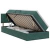 vidaXL Lit de Rangement Vert fonc&eacute; 90 x 200 cm Velours
