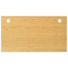 vidaXL Dessus de bureau 110x60x2,5 cm bambou