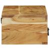 VidaXL Meuble TV mural 100x30x19 cm bois massif d'acacia