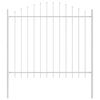 vidaXL Cl&ocirc;ture de jardin WOERDEN 4 pc 170 x 165 cm Blanc