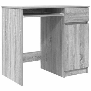 vidaXL Bureau sonoma gris 86x49x76 cm bois d'ing&eacute;nierie