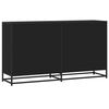 vidaXL Buffet noir 134x35x76 cm bois d&rsquo;ing&eacute;nierie