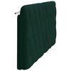 vidaXL Coussin de t&ecirc;te de lit vert fonc&eacute; 180 cm velours