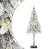 vidaXL Sapin de Noël avec 300 LED Blanc 180 cm PE et Acier