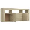 vidaXL Meuble TV Chêne sonoma 120x30x50 cm Bois d'ingénierie