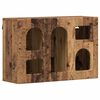 vidaXL Armoire suspendue avec &eacute;tag&egrave;re ELST Bois ancien 60 x 20 x 40 cm