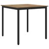 vidaXL Table de salle &agrave; manger / Table de repas 80 x 80 x 75 cm Carr&eacute;