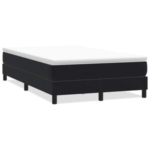vidaXL Sommier &agrave; lattes de lit sans matelas noir 120x210 cm velours
