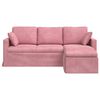 vidaXL Canap&eacute; Rose Dimensions globales: 198 x 134 x 80 cm (l x P x H)