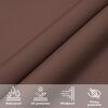 vidaXL Voile de parasol tissu oxford rectangulaire 2,5x5 m marron