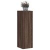 vidaXL Supports pour plantes 2 pcs ch&ecirc;ne marron bois d'ing&eacute;nierie