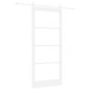 vidaXL Porte coulissante ORKDAL Blanc 93 x 211 cm
