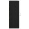vidaXL Meuble mural Ch&ecirc;ne noir 34,5 x 34 x 90 cm Bois d'ing&eacute;nierie