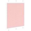 vidaXL Store pliss&eacute; rose 105x150 cm largeur du tissu 104,4cm polyester