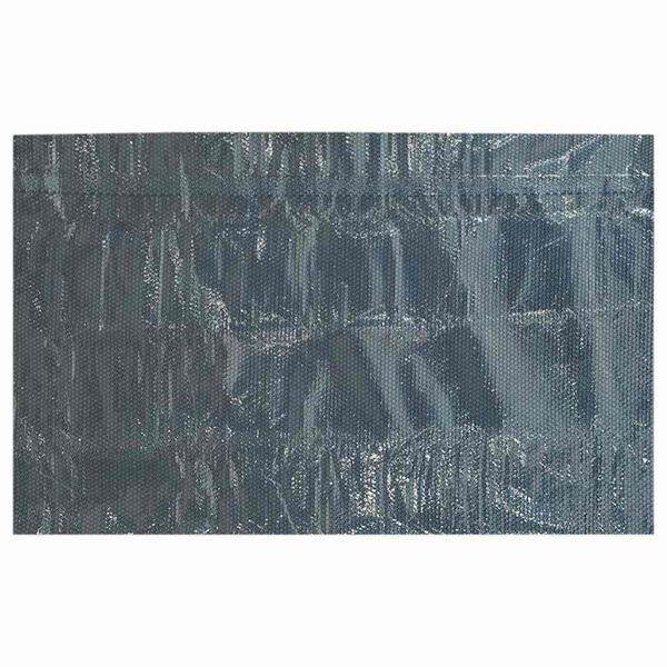vidaXL Film solaire de piscine flottant PE 400x200 cm Noir et bleu