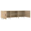 vidaXL Meuble TV chêne sonoma 150x30x50 cm bois d'ingénierie