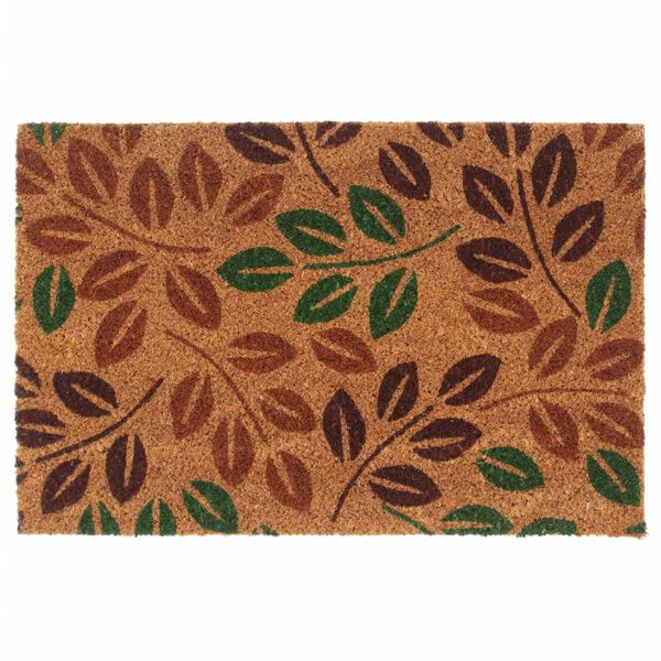 vidaXL Tapis de porte naturel 40x60 cm fibre de coco touffet&eacute;