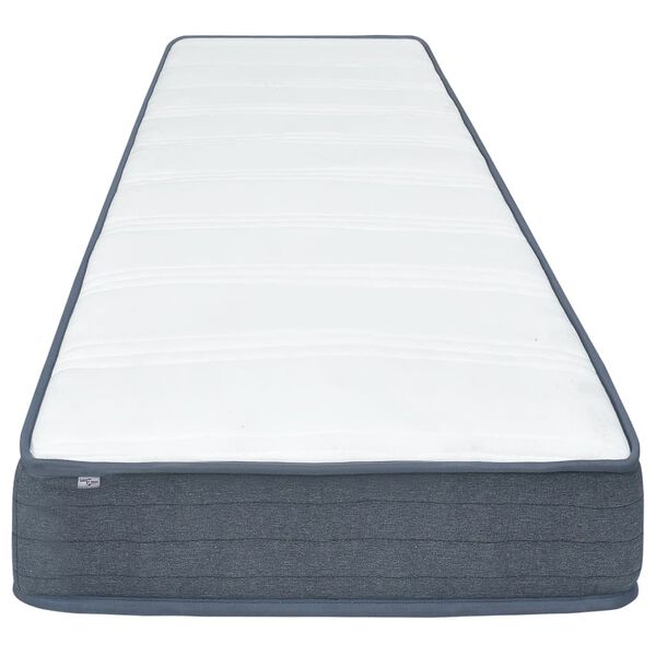 vidaXL Matelas de sommier à lattes 200x70x20 cm mi-doux tissu