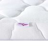 vidaXL Surmatelas en Coco Blanc 120 x 200 cm Tissu jacquard